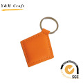 Wholesale Promotional Square Leather Key Ring with Logo